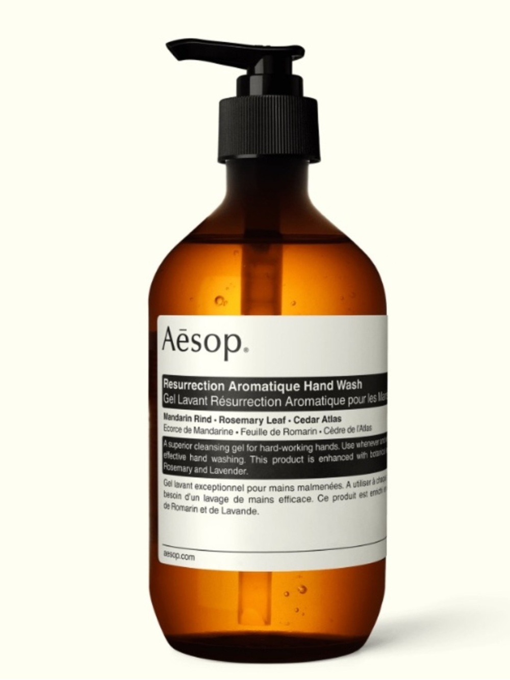 Aesop Resurrection
Aromatique Hand Wash Gel Based Soap Brand New 16.9 oz bottle